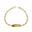 Foto de 45-058-P - PULSERA BEBÉ PLACA CIRCONITA 2.5MM (PLACA 4.5X20MM) 12.5CM (1,25gr) 18K
