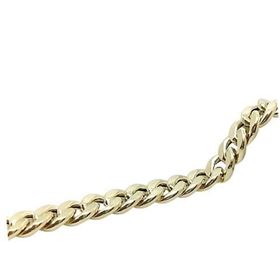 Foto de 10-458-1272 - PULSERA BARBADA HUECA 6MM 19.5CM (4,65gr) 18K