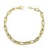 Foto de 10-458-1553 - PULSERA COMBINADA LAPIDADA 5MM 19.5CM (3,62gr) 18K**