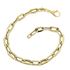 Foto de 10-458-1553 - PULSERA COMBINADA LAPIDADA 5MM 19.5CM (3,62gr) 18K**