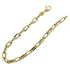 Foto de 10-458-1553 - PULSERA COMBINADA LAPIDADA 5MM 19.5CM (3,62gr) 18K**