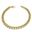 Foto de 10-458-1617 - PULSERA BARBADA HUECA 7MM 19.5CM (6,70gr) 18K**