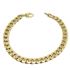 Foto de 10-458-1617 - PULSERA BARBADA HUECA 7MM 19.5CM (6,70gr) 18K**