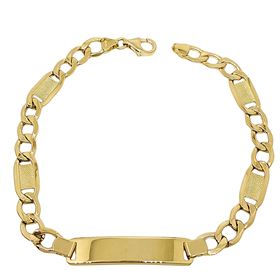 Foto de 10-391-040 - PULSERA PLACA VALENTINO 6MM (PLACA 7X32MM) (8,60gr) 18K