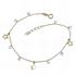 Foto de 28-0098 - PULSERA ESTRELLAS 5.5MM CIRCONITA 3MM 17CM (ALARGADOR 2CM) 18K