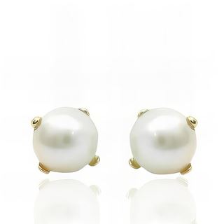 Foto de 70-PAT4 - PENDIENTES PERLA PATILLA 4MM 18K
