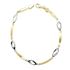 Foto de 10-139-2177 - PULSERA BICOLOR 6MM 19CM (4,23gr) 18K