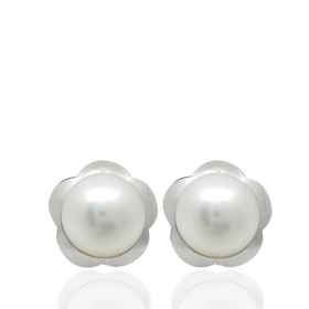 Foto de 99-PT415B - PENDIENTES PERLA 8-8.5MM O.B. 18K