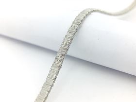 Foto de 39-0007 - *OFERTA* PULSERA PLATA MATE 3MM 19CM (ALARGADOR 3CM)