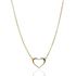Foto de 04-522-1G - GARGANTILLA CORAZÓN 8MM 45CM (ALARGADOR 3CM) 18K**