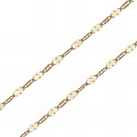 Foto de 04-003179-45 - CADENA LAPIDADA 45CM (1,35gr) 18K