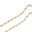 Foto de 10-604-259-50 - CADENA TRAVESINO FACETADA 3MM 50CM (5,85gr) 18K**