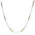 Foto de 10-401-1319 - PULSERA BARRAS 2MM 19CM (ALARGADOR 2CM) (1,95gr) 18K**