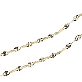 Foto de 04-694-50 - CADENA LAPIDADA 3MMX50CM (2,90gr) 18K