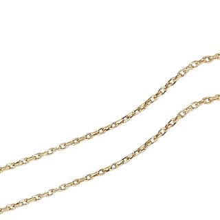 Foto de 10-34-7974-40 - CADENA FORZADA REDONDA 1MMX40CM (1,85gr) 18K