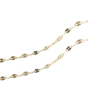 Foto de 04-VER40X45 - CADENA VERONA CALIBRE 40 0.30X2MMX45CM (1,63gr) 18K