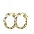 Foto de 04-687-20 - CRIOLLAS DOBLES ONDA 3X20MM CATALÁN 18K