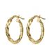 Foto de 04-439-25 - CRIOLLAS RETORCIDAS BRILLO 3X25MM EXTERIOR 18K