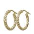 Foto de 04-669-26 - CRIOLLAS LAPIDADAS 3X26MM EXTERIOR CATALÁN 18K