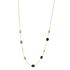 Foto de 10-649-066G - GARGANTILLA PIEDRAS COLOR 45CM (ANILLA A 3CM) (5,83gr) 18K