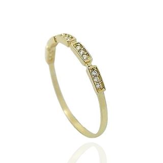 Foto de 40-7276AS - SORTIJA CIRCONITA 3MM 18K