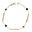Foto de 10-649-133 - PULSERA PIEDRAS COLOR 3.5MM 19CM (3,45gr) 18K