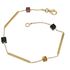 Foto de 10-649-133 - PULSERA PIEDRAS COLOR 3.5MM 19CM (3,45gr) 18K