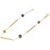 Foto de 10-649-133 - PULSERA PIEDRAS COLOR 3.5MM 19CM (3,45gr) 18K