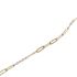 Foto de 28-0278 - PULSERA COMBINADA 2.5MM 17CM (ALARGADOR 2CM) 18K