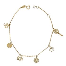 Foto de 28-2550 - PULSERA MOTIVOS 19CM (ANILLA A 2CM) (2,45gr) 18K