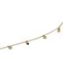 Foto de 28-5913 - PULSERA CHATONES-BOLAS 3MM 21CM (ANILLA A 2CM) (1,80gr) 18K