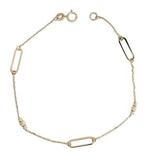 Foto de 28-8195 - PULSERA COMBINADA 18CM 18K