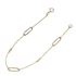 Foto de 28-8195 - PULSERA COMBINADA 18CM 18K