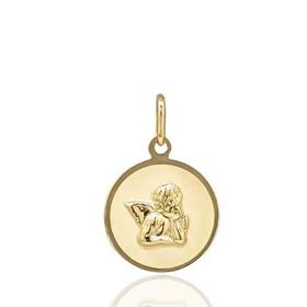 Foto de 10-152-598 - MEDALLA BEBÉ ÁNGEL 12MM 18K