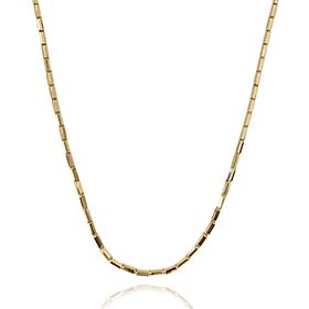 Foto de 28-4554G - GARGANTILLA BRILLO 2MM 45CM (8,56gr) 18K**