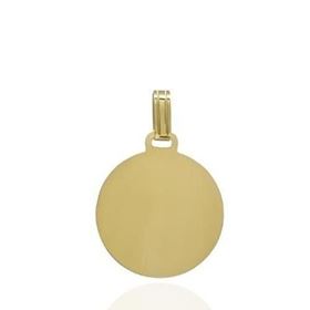 Foto de 13-10MM - COLGANTE DISCO GRABAR 0.25X10MM 18K