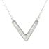 Foto de 25-1368G - GARGANTILLA PLATA PICO CIRCONITA 16MM 42CM+3CM 