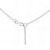 Foto de 25-1368G - GARGANTILLA PLATA PICO CIRCONITA 16MM 42CM+3CM 
