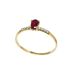 Foto de 05-3389R - SORTIJA RUBÍ 3X5MM 18K 