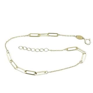 Foto de 28-7783 - PULSERA COMBINADA 2.5MM 17CM (ALARGADOR 2CM) 18K