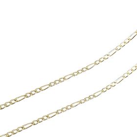 Foto de 04-116-60 - CADENA 3X1 HUECA 1.5MMX60CM (1,63gr) 18K