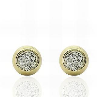 Foto de 70-002 - PENDIENTES BOLA CRYSTALLATO 5MM 18K