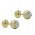 Foto de 70-001 - PENDIENTES BOLA CRYSTALLATO 4MM 18K