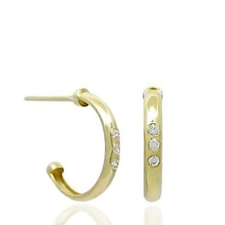 Foto de 71-11657 - PENDIENTES ARO CIRCONITA 2X12MM 18K