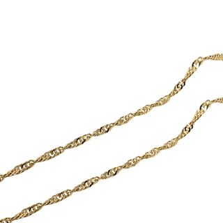 Foto de 04-SING50X60 - CADENA SINGAPUR CALIBRE 50 3MMX60CM (10,45gr) 18K** 