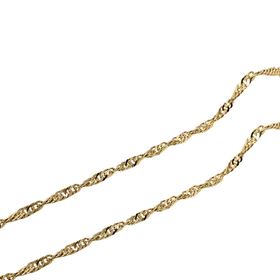 Foto de 04-SING50X60 - CADENA SINGAPUR CALIBRE 50 3MMX60CM (10,43gr) 18K** 