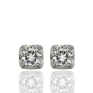 Foto de 05-2603B - PENDIENTES CIRCONITA 6MM O.B. 18K