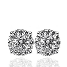 Foto de 10-308-102BP - PENDIENTES CIRCONITA 11MM 18K O.B.