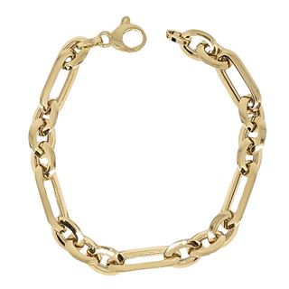 Foto de 10-122-1015 - PULSERA COMBINADA 7.5MMX19CM (6,23gr) 18K**