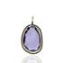 Foto de 71-4643CM - COLGANTE PIEDRA COLOR MORADO 20MM 18K